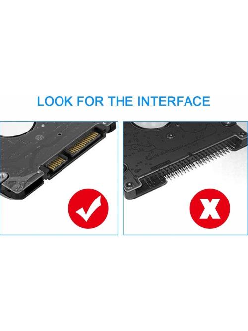 MULTICOLOR 2.5 USB 3.0 Harici SSD Harddisk Şeffaf Taşınabilir HDD Kutusu MC-4266